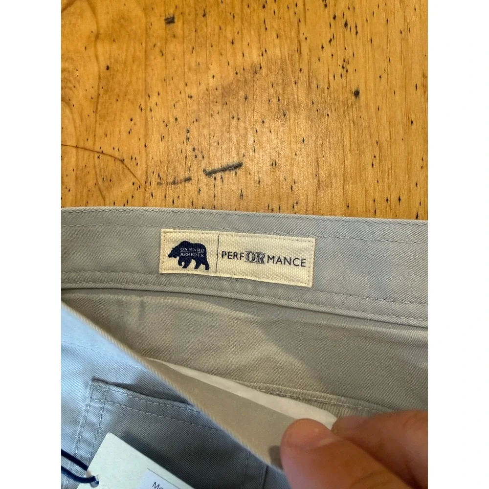 New Onward Reserve Performance 5 Pocket Pant 40x30 Grey Mens Casual Trousers